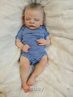 Reborn Baby Boy Realborn Christopher Asleep Bountiful Baby Realistic Doll