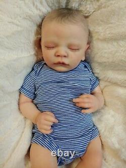 Reborn Baby Boy Realborn Christopher Asleep Bountiful Baby Realistic Doll
