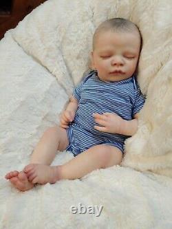 Reborn Baby Boy Realborn Christopher Asleep Bountiful Baby Realistic Doll