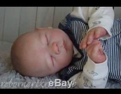 Reborn Baby Boy Realborn DOMINIC Asleep Bountiful Baby Kristina B Lifelike Doll