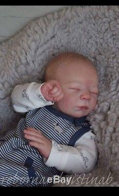 Reborn Baby Boy Realborn DOMINIC Asleep Bountiful Baby Kristina B Lifelike Doll