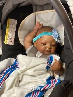 Reborn Baby Doll AA Biracial Sarah By Antonio Sanchis