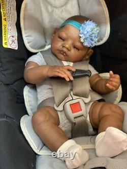 Reborn Baby Doll AA Biracial Sarah By Antonio Sanchis