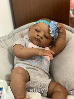 Reborn Baby Doll AA Biracial Sarah By Antonio Sanchis