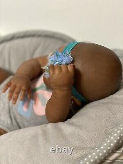 Reborn Baby Doll AA Biracial Sarah By Antonio Sanchis