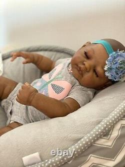 Reborn Baby Doll AA Biracial Sarah By Antonio Sanchis