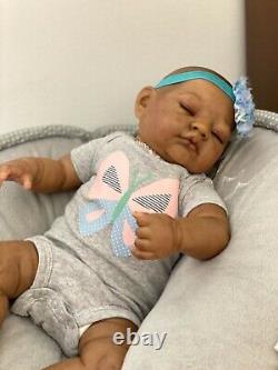 Reborn Baby Doll AA Biracial Sarah By Antonio Sanchis