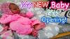 Reborn Baby Doll Box Opening Blanket Reveal Newborn Reborn Baby Dolls Girl For Roleplay