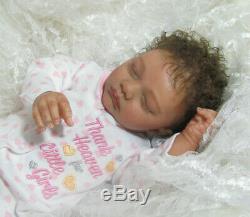 Reborn Baby Doll Ethnic Aa Biracial Girl
