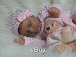 Reborn Baby Doll Ethnic Aa Biracial Girl