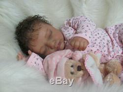 Reborn Baby Doll Ethnic Aa Biracial Girl