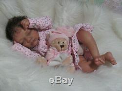 Reborn Baby Doll Ethnic Aa Biracial Girl