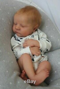 Reborn Baby Doll Levi (From the kit Levi sculpted by Bonnie Brown)