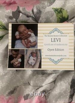 Reborn Baby Doll, Levi by Bonnie Brown with COA