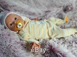 Reborn Baby Doll Mädchen Kind Puppe Bausatz Yael by Gudrun Legler Limited Edit