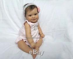 Reborn Baby Doll Maddie Bonnie Brown Toddler Nurserie Brc