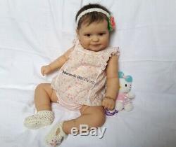Reborn Baby Doll Maddie Bonnie Brown Toddler Nurserie Brc