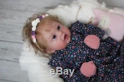 Reborn Baby Doll Mae Louise (Cuddle with Vinyl Head, Soft Cloth Limbs and Body)