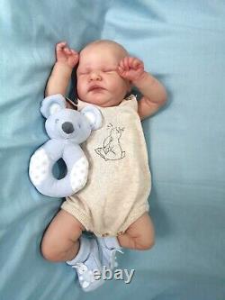 Reborn Baby Doll Ramsey genuine with CoaTUMMY PLATE NOT INCLUDED