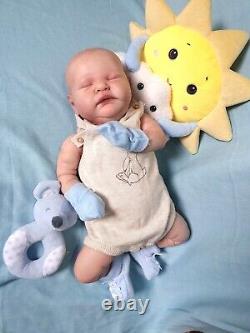 Reborn Baby Doll Ramsey genuine with CoaTUMMY PLATE NOT INCLUDED