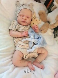 Reborn Baby Doll Ramsey genuine with CoaTUMMY PLATE NOT INCLUDED