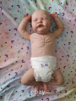Reborn Baby Doll Ramsey genuine with CoaTUMMY PLATE NOT INCLUDED