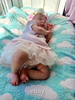 Reborn Baby Doll Ramsey genuine with CoaTUMMY PLATE NOT INCLUDED