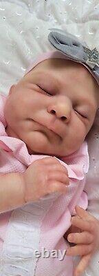 Reborn Baby Doll Sammy 18 With Bent Legs By Cassie Brace Artist Ruth Annette