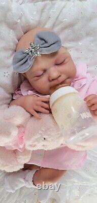 Reborn Baby Doll Sammy 18 With Bent Legs By Cassie Brace Artist Ruth Annette