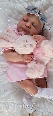 Reborn Baby Doll Sammy 18 With Bent Legs By Cassie Brace Artist Ruth Annette