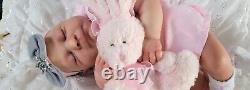 Reborn Baby Doll Sammy 18 With Bent Legs By Cassie Brace Artist Ruth Annette