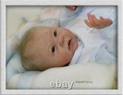 Reborn Baby Doll Sansa sculpt painted by Helen Jalland of Tinkerbell Nursery