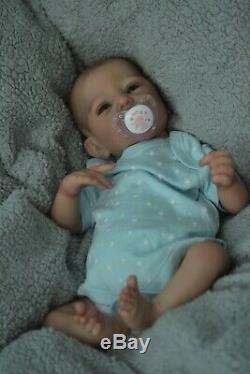 Reborn Baby Doll Sculpt Mindy by Adrie Stoete by Artist Kelly Campbell