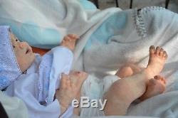 Reborn Baby Doll Silicone Antonio Drink and Wet System