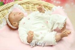 Reborn Baby Doll Soft Silicone vinyl 18 inch Cute Full Handmade Lifelike