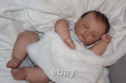 Reborn Baby Doll Sweet Lifelike 9 Month Old Baby Girl Jessica With 3D Skin OOAK