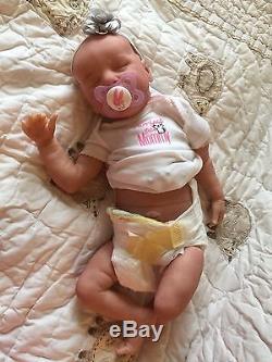 Reborn Baby Doll Twin A Twin B Bonnie Brown Completed OOAK Twins Preemie