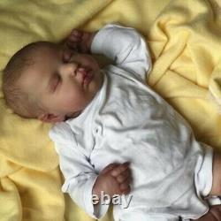 Reborn Baby Dolls 19inch Silicone Real Body Doll Newborn Full Handmade Kids Gift