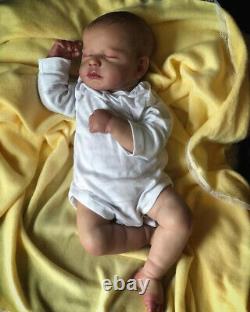 Reborn Baby Dolls 19inch Silicone Real Body Doll Newborn Full Handmade Kids Gift