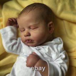 Reborn Baby Dolls 19inch Silicone Real Body Doll Newborn Full Handmade Kids Gift