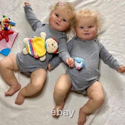 Reborn Baby Dolls 24'' Lifelike Reborn Toddler Girl Doll Kids XMAS Birthday Gift