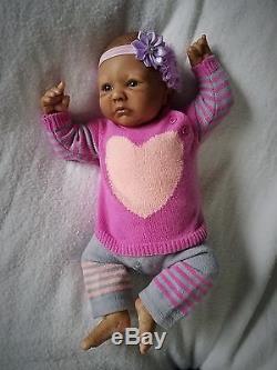 Reborn Baby Dolls AA Ethnic Biracial Twins Gabriel Boy Aubrey Girl Newborn