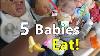 Reborn Baby Dolls Feeding 5 Babies Baby Food Real Life Baby Doll Eat Drink Milk Newborn Baby Doll
