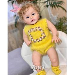 Reborn Baby Dolls Lifelike Newborn Girl Soft Vinyl Handmade Kids Birthday Gift