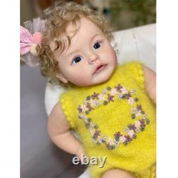 Reborn Baby Dolls Lifelike Newborn Girl Soft Vinyl Handmade Kids Birthday Gift