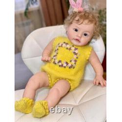 Reborn Baby Dolls Lifelike Newborn Girl Soft Vinyl Handmade Kids Birthday Gift