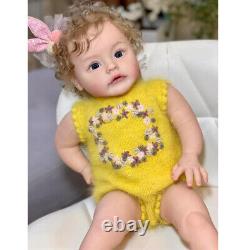 Reborn Baby Dolls Lifelike Newborn Girl Soft Vinyl Handmade Kids Birthday Gift