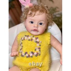 Reborn Baby Dolls Lifelike Newborn Girl Soft Vinyl Handmade Kids Birthday Gift