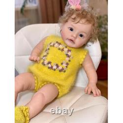 Reborn Baby Dolls Lifelike Newborn Girl Soft Vinyl Handmade Kids Birthday Gift