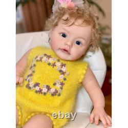 Reborn Baby Dolls Lifelike Newborn Girl Soft Vinyl Handmade Kids Birthday Gift